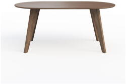 TemaHome Natúr színű étkezőasztal diófa dekoros asztallappal 100x180 cm Lago - TemaHome