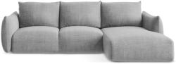 Makamii Világosszürke kinyitható sarokkanapé (jobb oldali-heverő résszel) Leila - Makamii