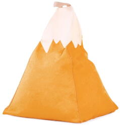 Little Nice Things Sárga-bézs gyerek babzsák Mountain - Little Nice Things