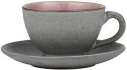 Bitz Rózsaszín-szürke kerámia csésze cappucinóhoz 240 ml Gastro Grey/Light Pink - Bitz