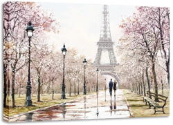Styler Canvas Watercolor Paris Melancholy fali kép, 85 x 113 cm - Styler