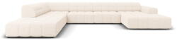 Cosmopolitan Design Krémszínű sarokkanapé (bal oldali-U alakú) Chicago - Cosmopolitan Design