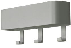 Spinder Design Szürkészöld fém fali fogas polccal 27 cm Dax Play - Spinder Design