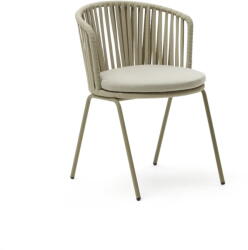 Kave Home Bézs fém kerti szék Saconca - Kave Home