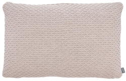 Södahl Wave Knit bézs pamut és gyapjú keverék párna, 40 x 60 cm - Södahl