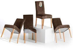 Restilo Barna gumis szék huzat szett 4 db-os 48 cm Sento - Restilo