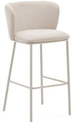 Kave Home Bézs bárszék (ülésmagasság 75 cm) Ciselia - Kave Home