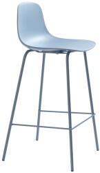 Unique Furniture Világoskék műanyag bárszék (ülésmagasság 67, 5 cm) Whitby - Unique Furniture