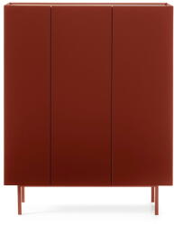 Teulat Piros magas komód tölgyfa dekorral 95x120 cm Arista - Teulat