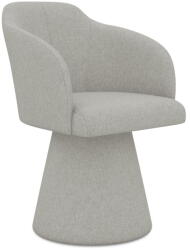 makamii Világosszürke kárpitozott étkezőfotel Kanoa - Makamii