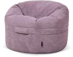 SLOWDOWN Lila kordbársony gyerek babzsákfotel Roll 80 - SLOWDOWN