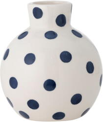 Bloomingville Fehér kerámia kézzel festett váza (magasság 11 cm) Fian - Bloomingville
