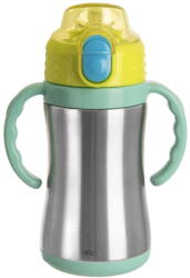 Orion Zöld rozsdamentes acél gyerek ivópalack 330 ml - Orion