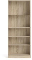 Tvilum Basic könyvespolc tölgyfa dekorral, 79 x 203 cm - Tvilum