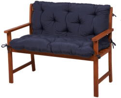 Sun Garden Sötétkék kerti székpárna szett padra, 2 db-os 50x100 cm Selby - Sun Garden