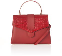 Federica Bassi Marta piros bőrtáska - Federica Bassi