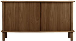UMAGE Barna tölgyfa komód tolóajtóval 135x73, 5x48 cm Italic - UMAGE