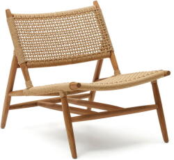Kave Home Natúr színű tömörfa kerti fotel Codolar - Kave Home