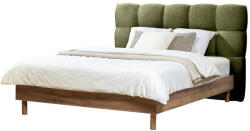 Bobochic Zöld kárpitozott franciaágy ágyráccsal 180x200 cm Kumo - Bobochic Paris