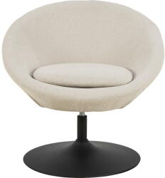 Actona Bézs forgó zsenília fotel Center - Actona