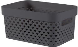 Keter Sötétszürke műanyag tárolódoboz 26x17, 5x12 cm Pure - Curver