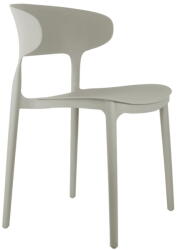 Leitmotiv Szürke műanyag étkezőszék Fain - Leitmotiv