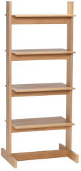 Hübsch Natúr színű polcos állvány tölgyfa dekorral 59x142 cm Forma - Hübsch