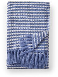 Catherine Lansfield Kék takaró 125x150 cm Stab Stitch - Catherine Lansfield