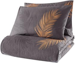 Mijolnir Szürke renforcé pamut ágytakaró és párnahuzat szett 200x220 cm Olivia - Mijolnir