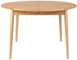 Zuiver Kerek bővíthető étkezőasztal tölgyfa dekoros asztallappal és hosszabbító asztallappal ø 120 cm Twist - Zuiver