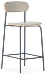 Marckeric Bézs kárpitozott bárszék szett 2 db-os (ülésmagasság 65, 5 cm) Saula - Marckeric