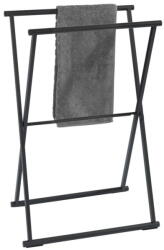 WENKO Lava fekete összecsukható törölközőtartó - Wenko