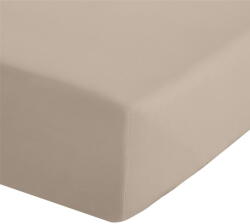 Catherine Lansfield Világosbarna gumis perkál lepedő 90x190 cm Easy Iron Percale - Catherine Lansfield