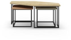 Marckeric Dohányzóasztal szett 3 db-os 60x111, 5 cm Zoya - Marckeric - bonami - 83 547 Ft