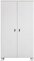 WOOOD Fehér borovi fenyő ruhásszekrény 111x202 cm Ties - WOOOD