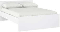 Tvilum Fehér forgácslemez franciaágy ágyrács nélkül 140x200 cm Naia - Tvilum