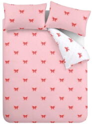 Sassy B Rózsaszín kétszemélyes ágyneműhuzat 200x200 cm Dotty Bows - Sassy B