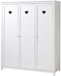 Vipack Fehér gyerek ruhásszekrény 159x191x57 cm Amori - Vipack