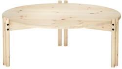 Karup Natúr színű borovi fenyő kerek dohányzóasztal ø 80 cm Sticks - Karup Design