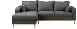 Ropez Sötétszürke sarokkanapé (bal oldali) Beata - Ropez