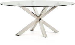 Kave Home Étkezőasztal üveg asztallappal 100x200 cm Argo - Kave Home - bonami - 268 392 Ft