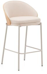 Kave Home Bézs-világos natúr színű bárszék (ülésmagasság 65 cm) Eamy - Kave Home