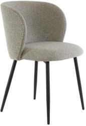 Light & Living Szürke kárpitozott étkezőfotel Elyna - Light & Living