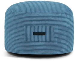 SLOWDOWN Kék kordbársony puff Om 60 - SLOWDOWN