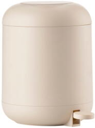 ZONE Bézs műanyag pedálos szemetes 4 l Sensu - Zone