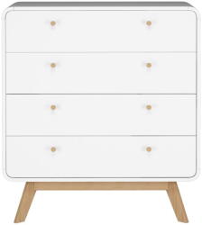 Støraa Fehér magas komód 80x88 cm Caitlin - Støraa