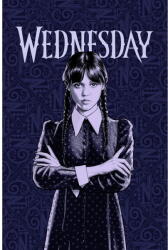 Jerry Fabrics Sötétkék fleece gyerek takaró 100x150 cm Wednesday - Jerry Fabrics