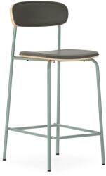 Marckeric Sötétzöld kárpitozott bárszék szett 2 db-os (ülésmagasság 65, 5 cm) Saula - Marckeric