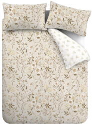 Catherine Lansfield Fehér-bézs egyszemélyes ágyneműhuzat 135x200 cm Isadora Floral - Catherine Lansfield