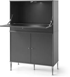 Hammel Furniture Sötétszürke bortartó szekrény 89x76 cm Mistral 004 - Hammel Furniture